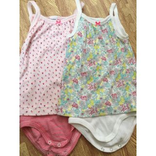 プチバトー(PETIT BATEAU)のプチバトー   肌着　キャミソール　インナー　2枚セットPETIT BATEAU(肌着/下着)