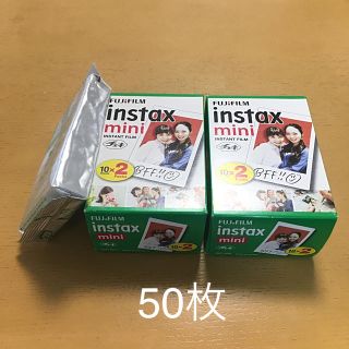 フジフイルム(富士フイルム)のFUJIFILM チェキ　instax mini フィルム　50枚分(その他)