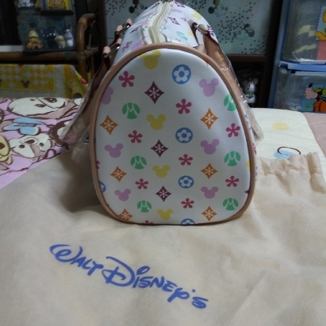 Disney(ディズニー)のディズニー:ルイヴィトン風ミニボストンバッグ レディースのバッグ(ハンドバッグ)の商品写真