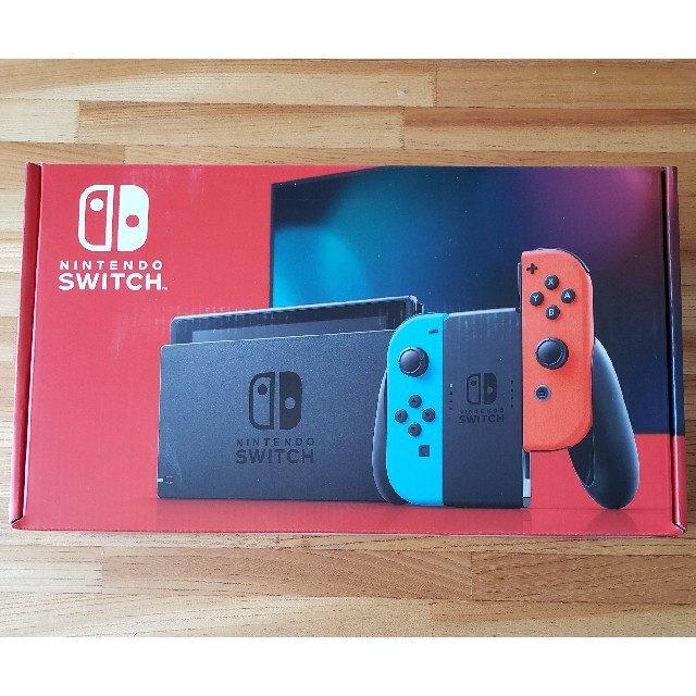 新品未開封　任天堂Switch　新型　ジョイコンブルー&レッド　保証有り