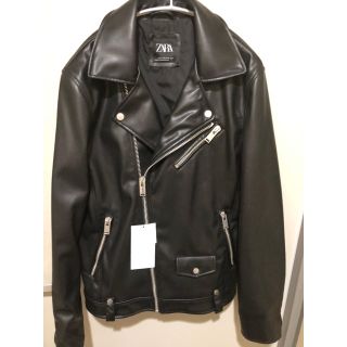 ザラ(ZARA)のZARA ダブルライダースジャケット Mサイズ(ライダースジャケット)