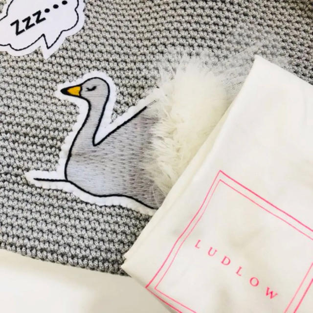 LUDLOW(ラドロー)のミィッツィさま専用⭐️生産終了バッグ(๑˃̵ᴗ˂̵)❤️LUDLOW❤️スワン レディースのバッグ(トートバッグ)の商品写真