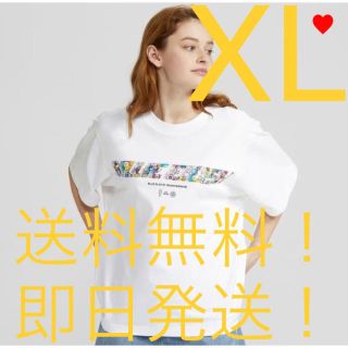 ユニクロ(UNIQLO)の白XL 村上隆 ビリーアイリッシュ Tシャツ Billie eilish(Tシャツ(半袖/袖なし))