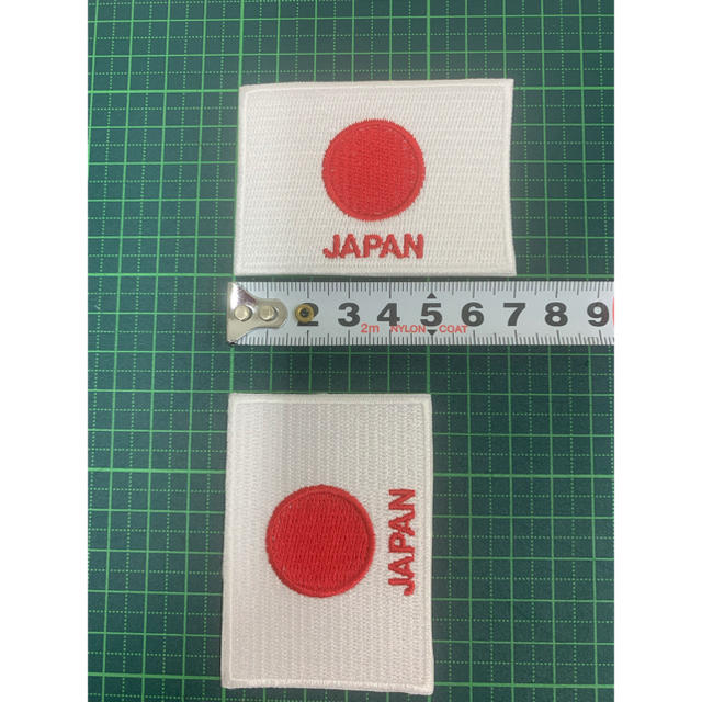 日の丸 JAPAN ワッペン 2枚セット！ ハンドメイドの素材/材料(各種パーツ)の商品写真