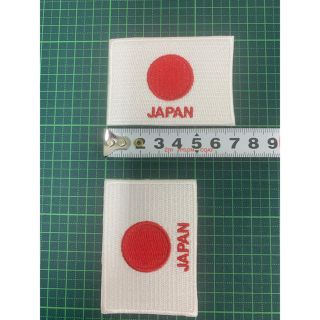 日の丸 JAPAN ワッペン 2枚セット！(各種パーツ)