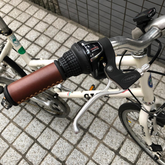 GIOS(ジオス)のねここさま専用GIOS PULMINO ミニベロ　人気のホワイト！引取限定 スポーツ/アウトドアの自転車(自転車本体)の商品写真