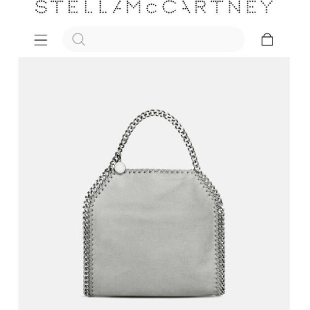 Stella McCartney(ステラマッカートニー)のステラマッカートニー　ファラベラ ミニトート グレー　美品　チェーン2way レディースのバッグ(ショルダーバッグ)の商品写真