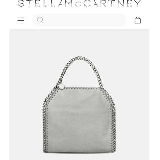 ステラマッカートニー(Stella McCartney)のステラマッカートニー　ファラベラ ミニトート グレー　美品　チェーン2way(ショルダーバッグ)