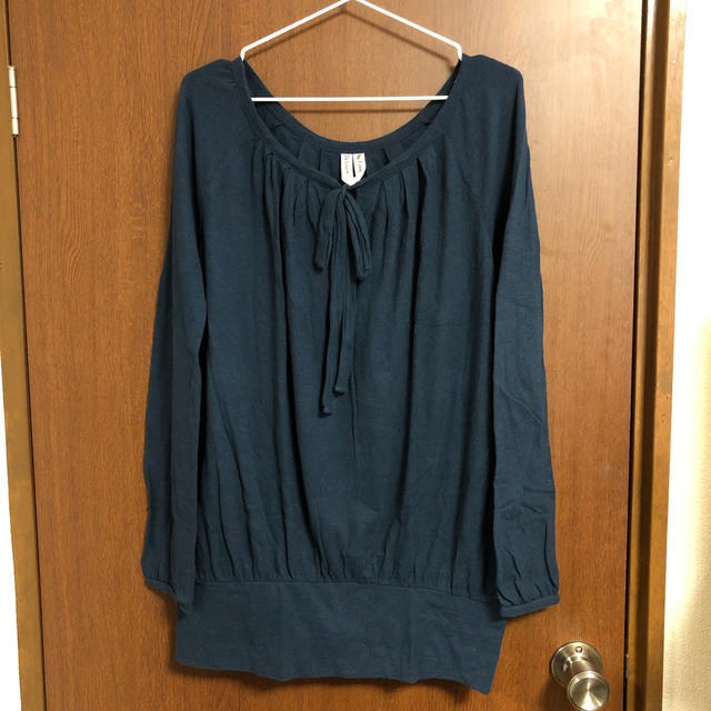 tip top(ティップトップ)のtip top 秋服　レディース　青のプルオーバー レディースのトップス(カットソー(長袖/七分))の商品写真