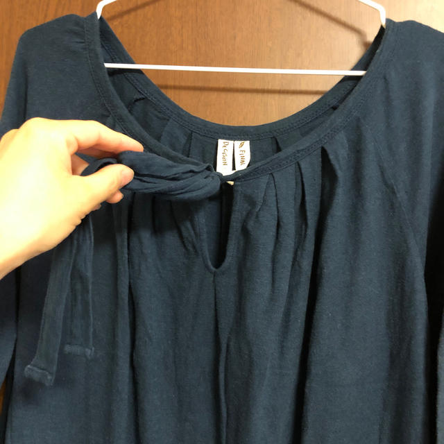 tip top(ティップトップ)のtip top 秋服　レディース　青のプルオーバー レディースのトップス(カットソー(長袖/七分))の商品写真