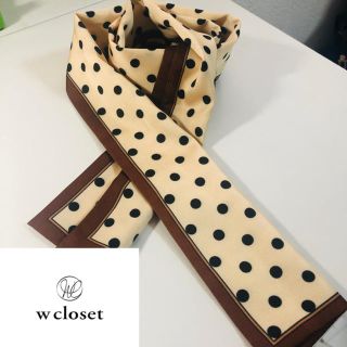 ダブルクローゼット バンダナ スカーフ レディース の通販 9点 W Closetのレディースを買うならラクマ