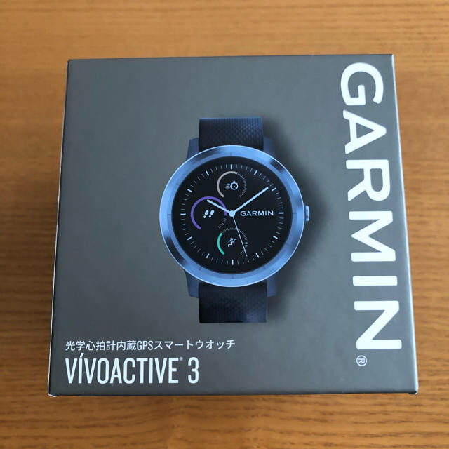 GARMIN(ガーミン)の値下げしました！GARMIN VIVOACTIVE3 スマートウォッチ メンズの時計(腕時計(デジタル))の商品写真