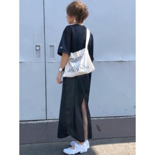 レイビームス(Ray BEAMS)の新品未使用　Ray BEAMS×Champion 別注 メッシュワンピース(ロングワンピース/マキシワンピース)