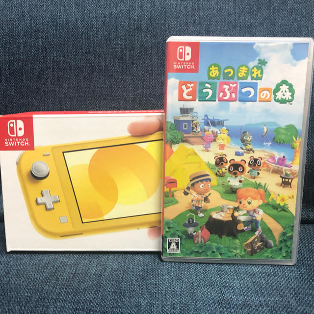 Nintendo Switch lite yellow ＋　あつまれどうぶつの森
