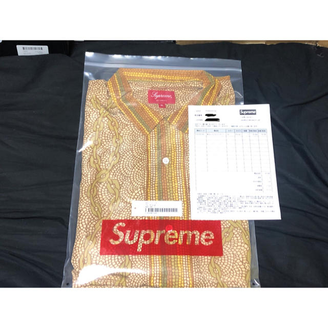 Supreme(シュプリーム)のsupreme Mosaic Silk S/S Shirt サイズL メンズのトップス(シャツ)の商品写真