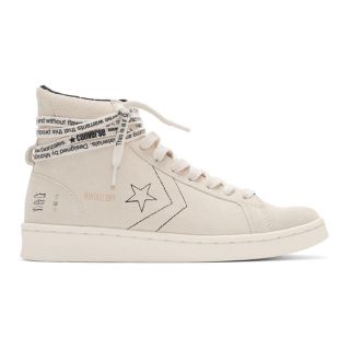 コンバース(CONVERSE)の海外限定CONVERSE PRO leather hi top white(スニーカー)