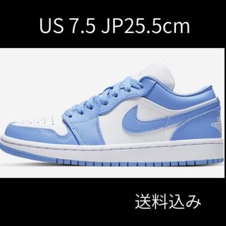 ナイキ(NIKE)のWMNS Air Jordan 1 Low UNC US7.5 JP25.5cm(スニーカー)