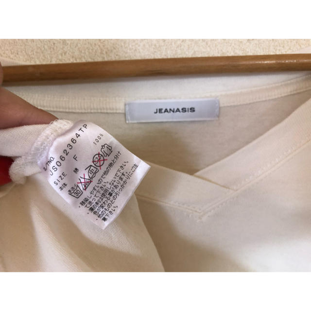 JEANASIS(ジーナシス)のトップス　Tシャツ　オーバーサイズ　ジーナシス　大きいサイズ レディースのトップス(Tシャツ(半袖/袖なし))の商品写真