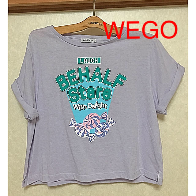 WEGO(ウィゴー)のWEGO  半袖Tシャツ レディースのトップス(Tシャツ(半袖/袖なし))の商品写真