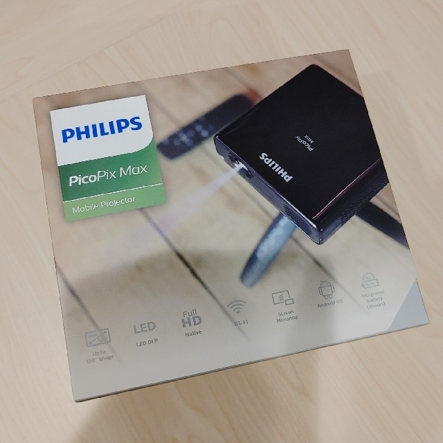 2022人気新作 新品未開封 Philips picopix max プロジェクター小型、高
