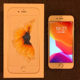 アイフォーン(iPhone)の最終値下※ iPhone 6s , Gold 64GB  SIMロック解除済(スマートフォン本体)