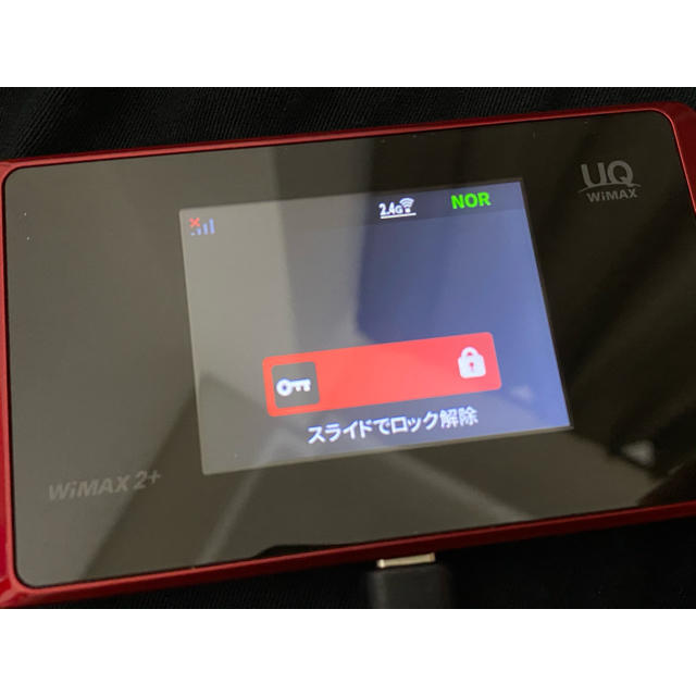 NEC(エヌイーシー)のwimax wx05 本体　クレードル　セット スマホ/家電/カメラのPC/タブレット(PC周辺機器)の商品写真