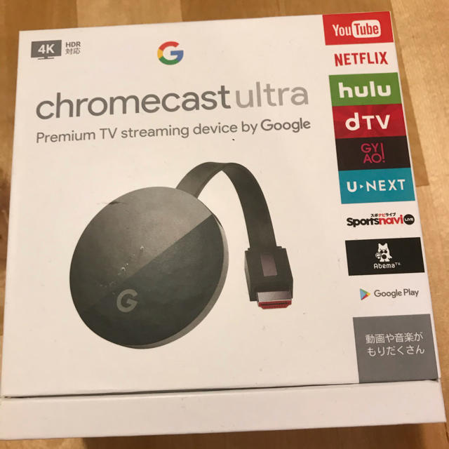 CHROME - 【新品未開封】Google グーグル Chromecast Ultra 4Kの通販 ...