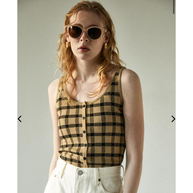 moussy(マウジー)の1日限定お値下げ中！！【moussy2020ss】BUTTON UP CHECK レディースのトップス(タンクトップ)の商品写真