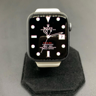 アップルウォッチ(Apple Watch)の【良品】Apple Watch Series 4 GPS 44mm 希少グレイ(腕時計(デジタル))