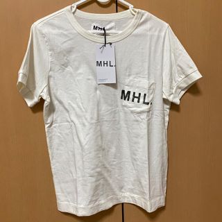 マーガレットハウエル(MARGARET HOWELL)のMHL ロゴTシャツ　white(Tシャツ(半袖/袖なし))