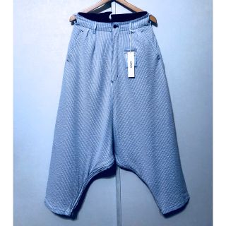 ヨウジヤマモト(Yohji Yamamoto)の新品 Sulvam 18ss シアサッカー サルエルパンツ(サルエルパンツ)