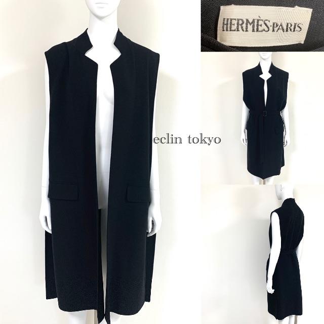 HERMES - エルメス マルジェラ期 ノースリーブ ロングワンピース ベスト E1838