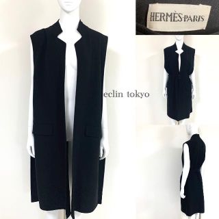 エルメス(Hermes)のエルメス マルジェラ期 ノースリーブ ロングワンピース ベスト E1838(カーディガン)