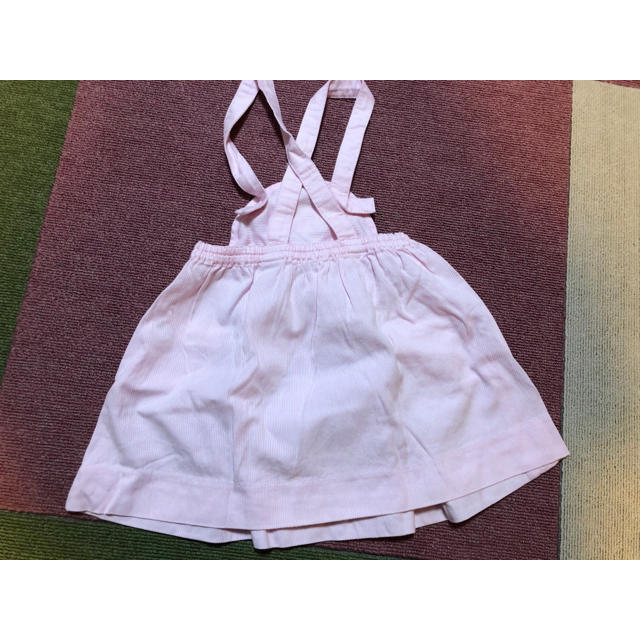 Courreges(クレージュ)のクレージュ　ベビー　ジャンパースカート キッズ/ベビー/マタニティのキッズ服女の子用(90cm~)(ワンピース)の商品写真