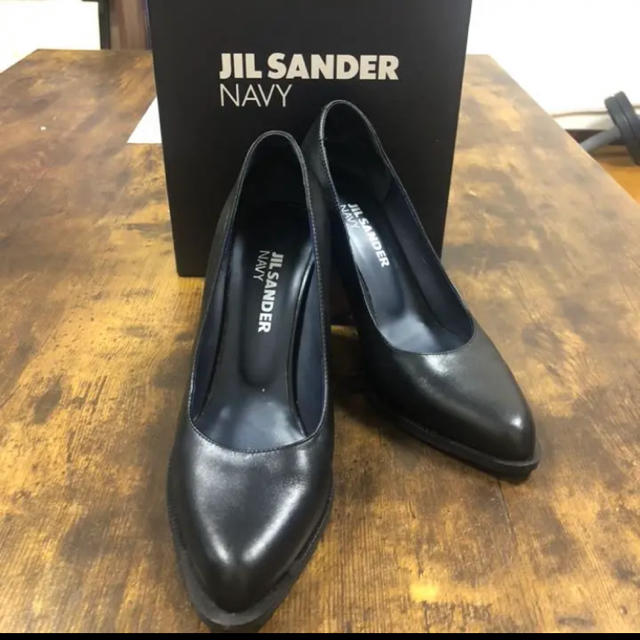 Jil Sander(ジルサンダー)のJILL SANDER NAVY  ハイヒールパンプス24.0 レディースの靴/シューズ(ハイヒール/パンプス)の商品写真