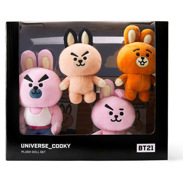 BT21❤ぬいぐるみcookyセット