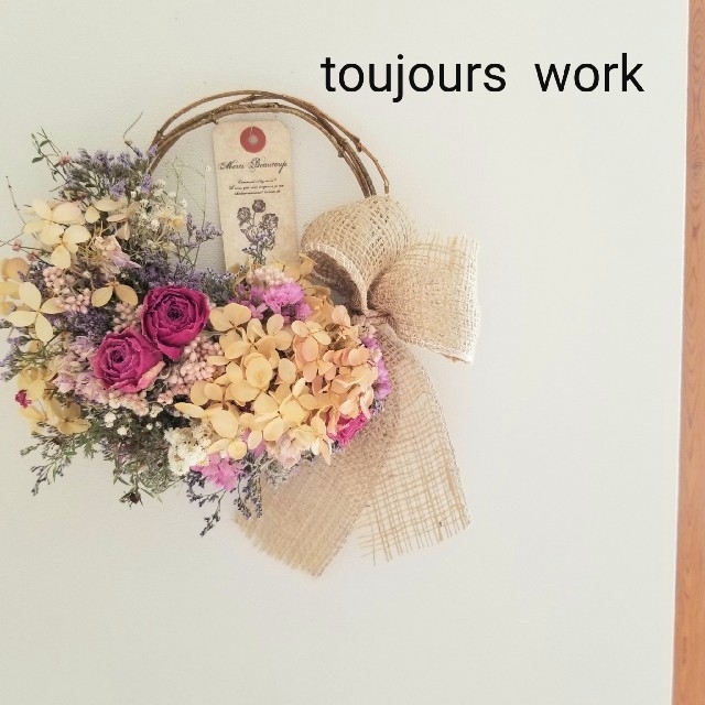 ドライフラワーリース Flower の通販 By Toujours Work ラクマ