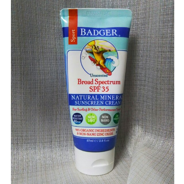 Badger(バジャー)の【TTTT111様専用】Badger スポーツ用日焼け止め SPF35 コスメ/美容のボディケア(日焼け止め/サンオイル)の商品写真