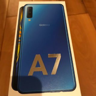 Galaxy - GALAXY A7ブルー 未使用未開封品の通販 by リンゴ's shop ...