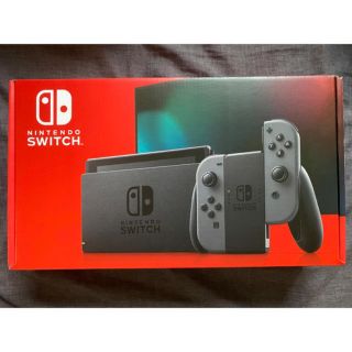 ニンテンドースイッチ(Nintendo Switch)の【新品未開封】任天堂 Switch スイッチ 本体 新型 グレー(家庭用ゲーム機本体)