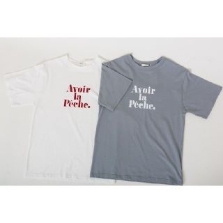 シマムラ(しまむら)の♦プチプラのあや　PAロゴTシャツ♦赤ロゴ(Tシャツ(半袖/袖なし))