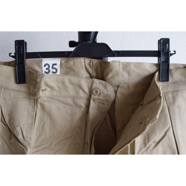 COMOLI(コモリ)のデッド 希少 50s フランス軍 M-52 Chino PantsM52 M47 メンズのパンツ(チノパン)の商品写真