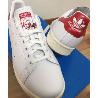 アディダス(adidas)の【新品】adidas スタンスミス ローズ（レッド:26.5㎝）(スニーカー)