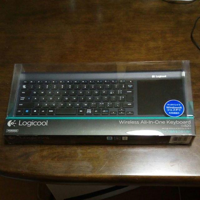 ロジクールTouch Pad付キーボード TK820重量783g