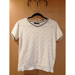 ヘザー(heather)の［美品☆*。］レーストップス(カットソー(半袖/袖なし))