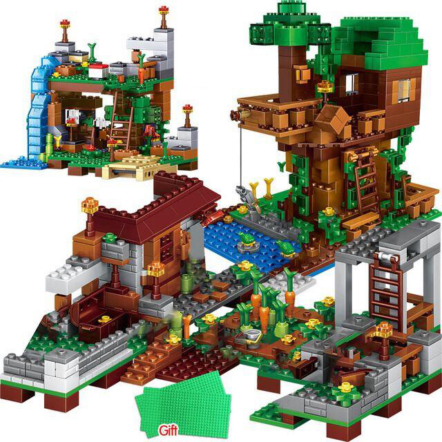 Lego(レゴ)のLEGO　マインクラフト　ツリーハウス　1208pcs　【互換品】 キッズ/ベビー/マタニティのおもちゃ(知育玩具)の商品写真