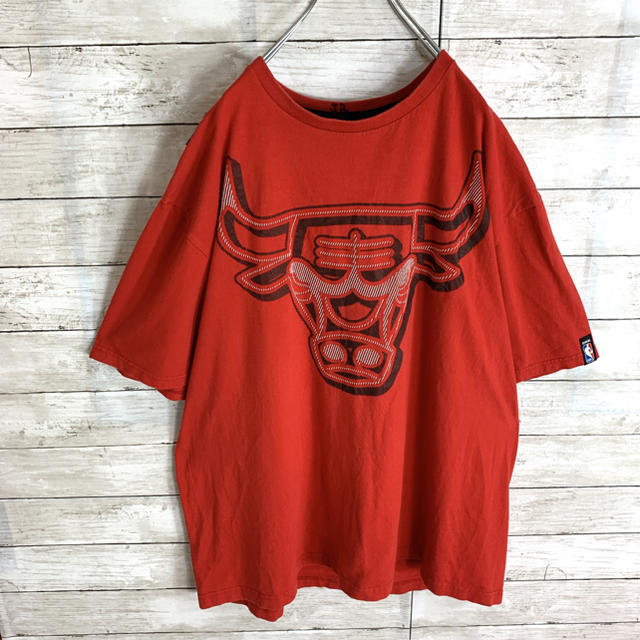 NIKE(ナイキ)の超希少 古着 90s シカゴブルズ NBA 半袖 Tシャツ 両面プリント メンズのトップス(Tシャツ/カットソー(半袖/袖なし))の商品写真