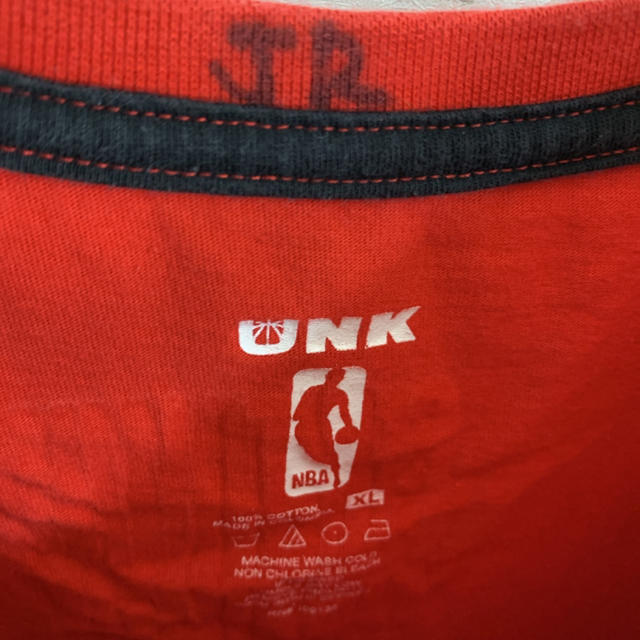 NIKE(ナイキ)の超希少 古着 90s シカゴブルズ NBA 半袖 Tシャツ 両面プリント メンズのトップス(Tシャツ/カットソー(半袖/袖なし))の商品写真