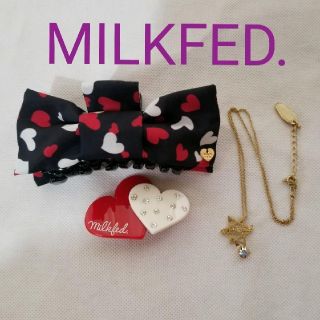 ミルクフェド(MILKFED.)のMILKFED. ヘア・アクセセット☆*。美品(バレッタ/ヘアクリップ)