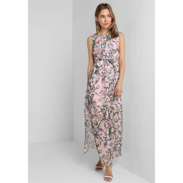 ❤️ ☆【新作】Ted Baker ピンク花柄ロングワンピース 新品